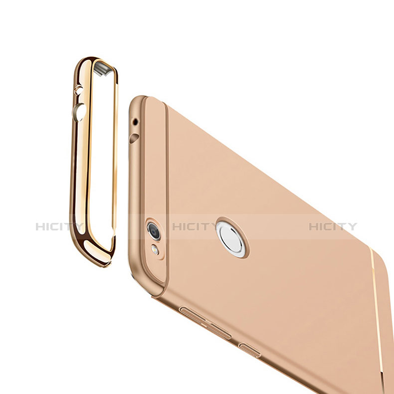 Etui Bumper Luxe Metal et Plastique pour Huawei Honor 8 Lite Or Plus