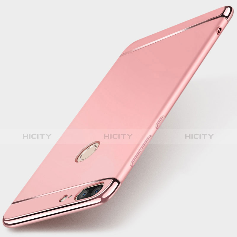 Etui Bumper Luxe Metal et Plastique pour Huawei Honor 9 Lite Rose Plus