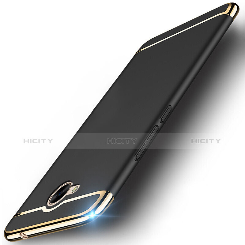 Etui Bumper Luxe Metal et Plastique pour Huawei Honor Play 6 Noir Plus