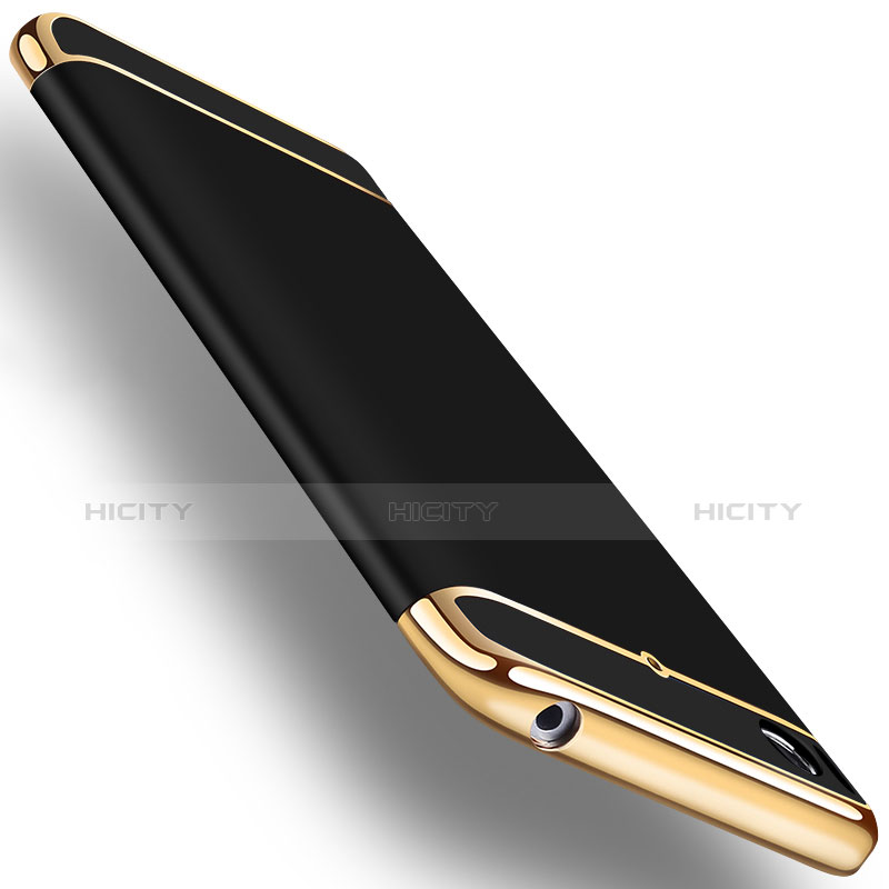 Etui Bumper Luxe Metal et Plastique pour Xiaomi Mi 5S 4G Noir Plus