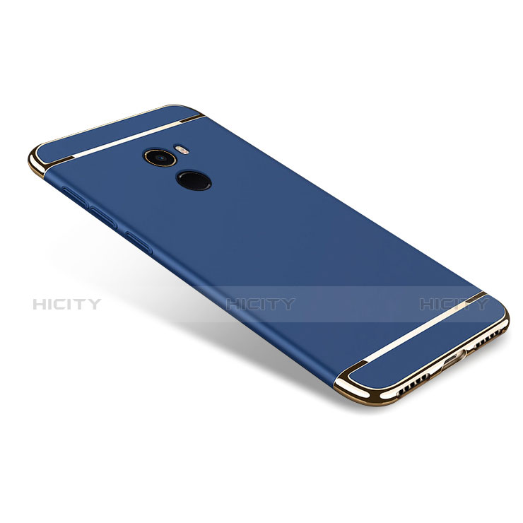 Etui Bumper Luxe Metal et Plastique pour Xiaomi Mi Mix 2 Bleu Plus