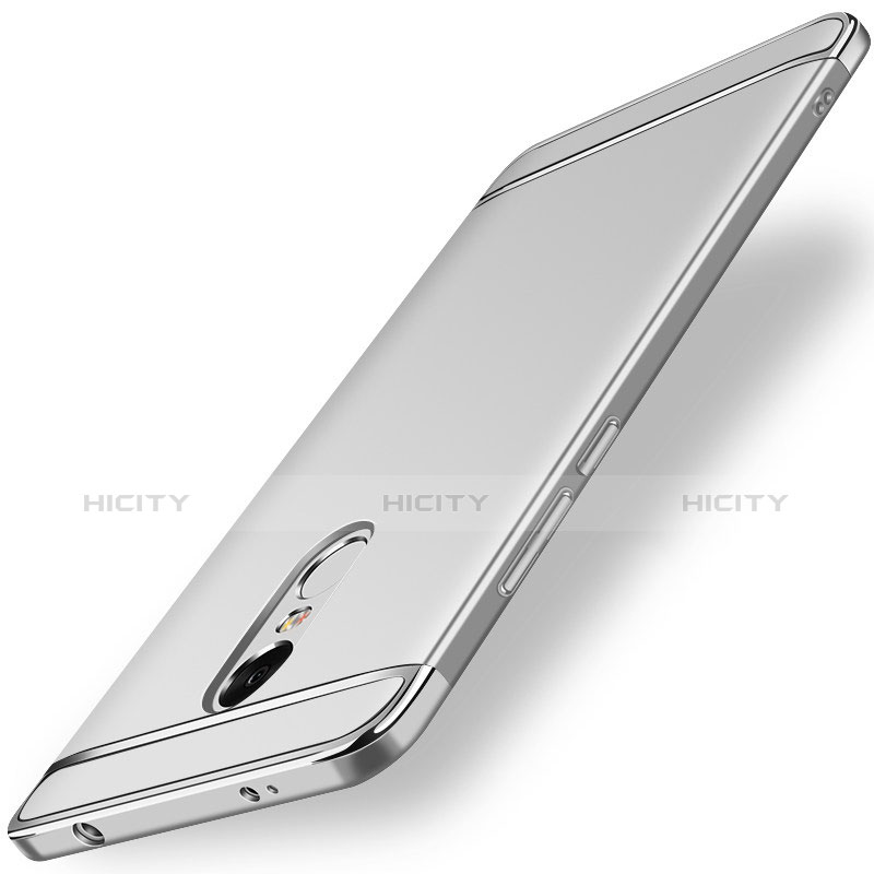 Etui Bumper Luxe Metal et Plastique pour Xiaomi Redmi Note 4 Standard Edition Argent Plus