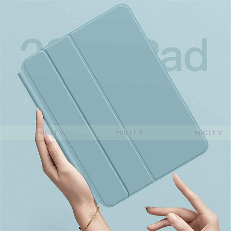 Etui Clapet Portefeuille Livre Cuir avec Clavier K01 pour Apple iPad Air 5 10.9 (2022) Plus