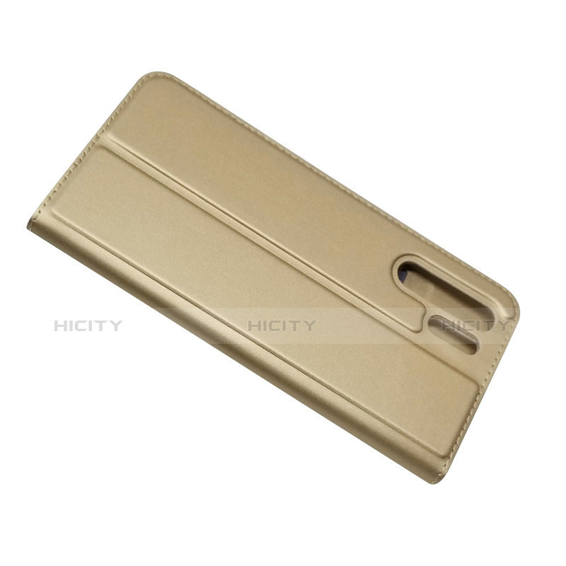 Etui Clapet Portefeuille Livre Cuir L01 pour Huawei P30 Pro New Edition Or Plus