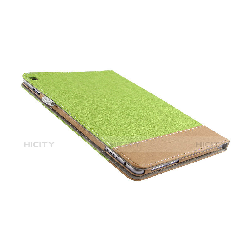 Etui Clapet Portefeuille Livre Cuir L02 pour Huawei MediaPad M3 Lite 10.1 BAH-W09 Vert Plus