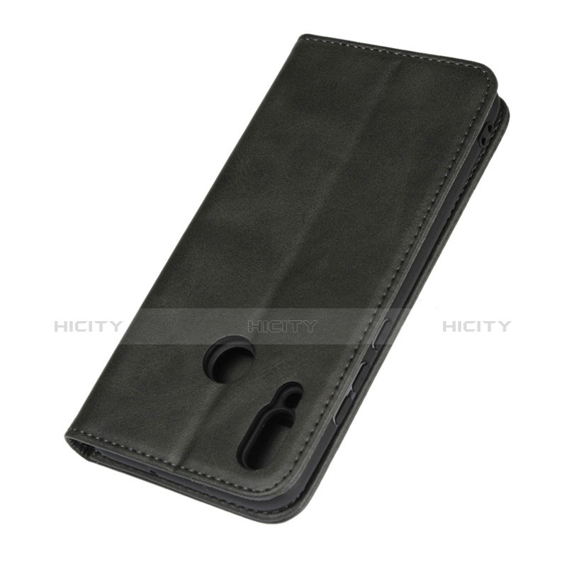 Etui Clapet Portefeuille Livre Cuir L03 pour Huawei Honor 10 Lite Noir Plus