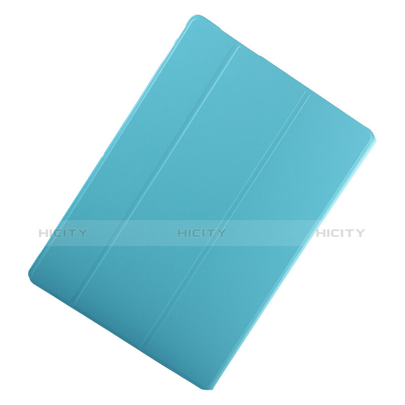 Etui Clapet Portefeuille Livre Cuir pour Huawei MateBook HZ-W09 Bleu Plus