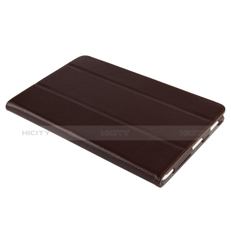 Etui Clapet Portefeuille Livre Cuir pour Huawei MediaPad M2 10.1 FDR-A03L FDR-A01W Marron Plus