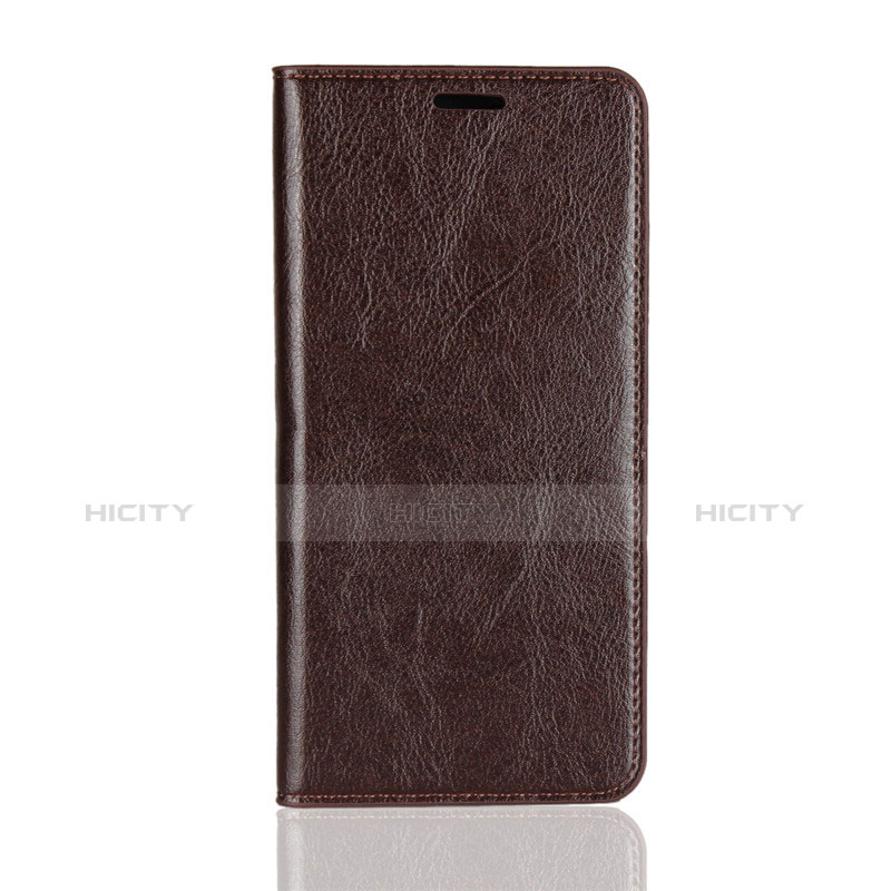 Etui Clapet Portefeuille Livre Cuir pour Huawei P30 Pro Marron Plus