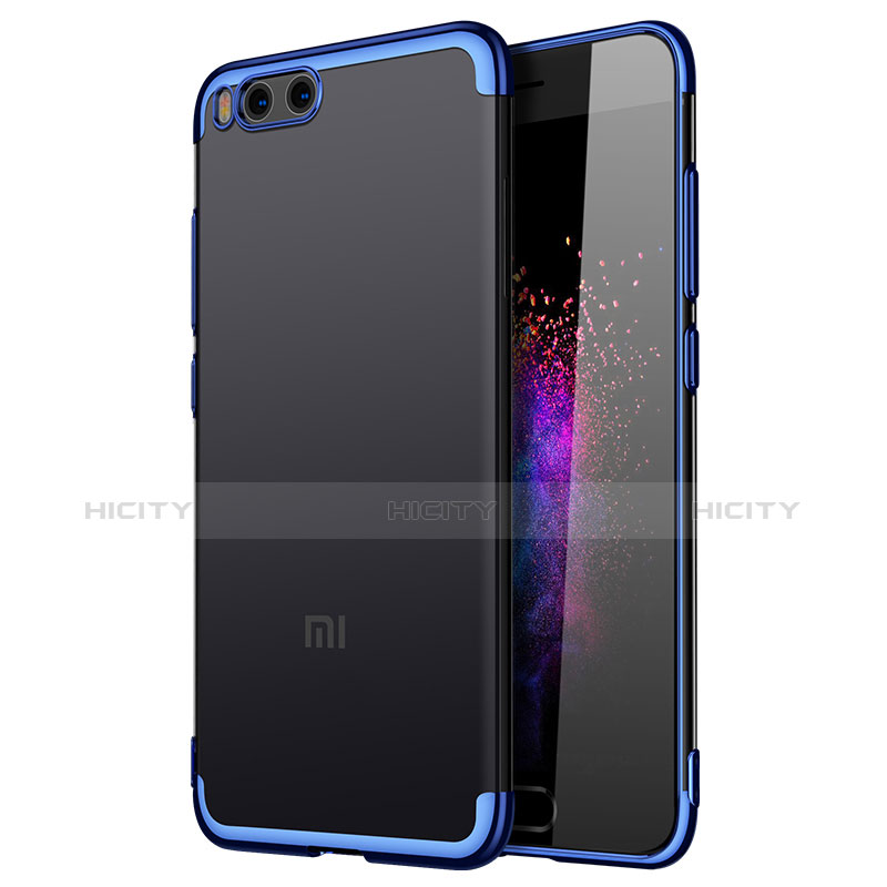 Etui Contour Silicone Transparente Gel pour Xiaomi Mi Note 3 Bleu Plus