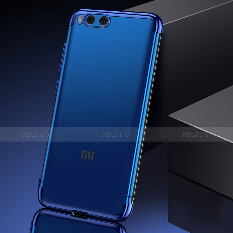 Etui Contour Silicone Transparente Gel pour Xiaomi Mi Note 3 Bleu Plus