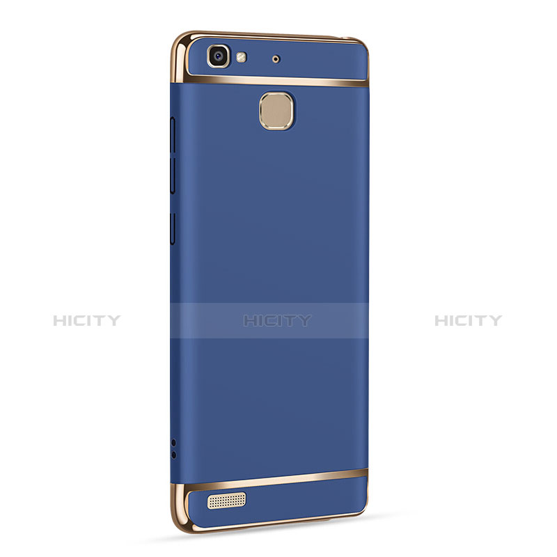 Etui Luxe Aluminum Metal pour Huawei Enjoy 5S Bleu Plus