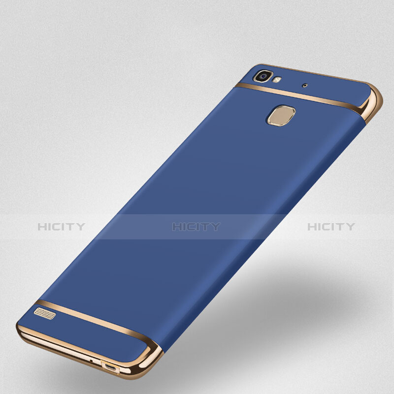 Etui Luxe Aluminum Metal pour Huawei Enjoy 5S Bleu Plus