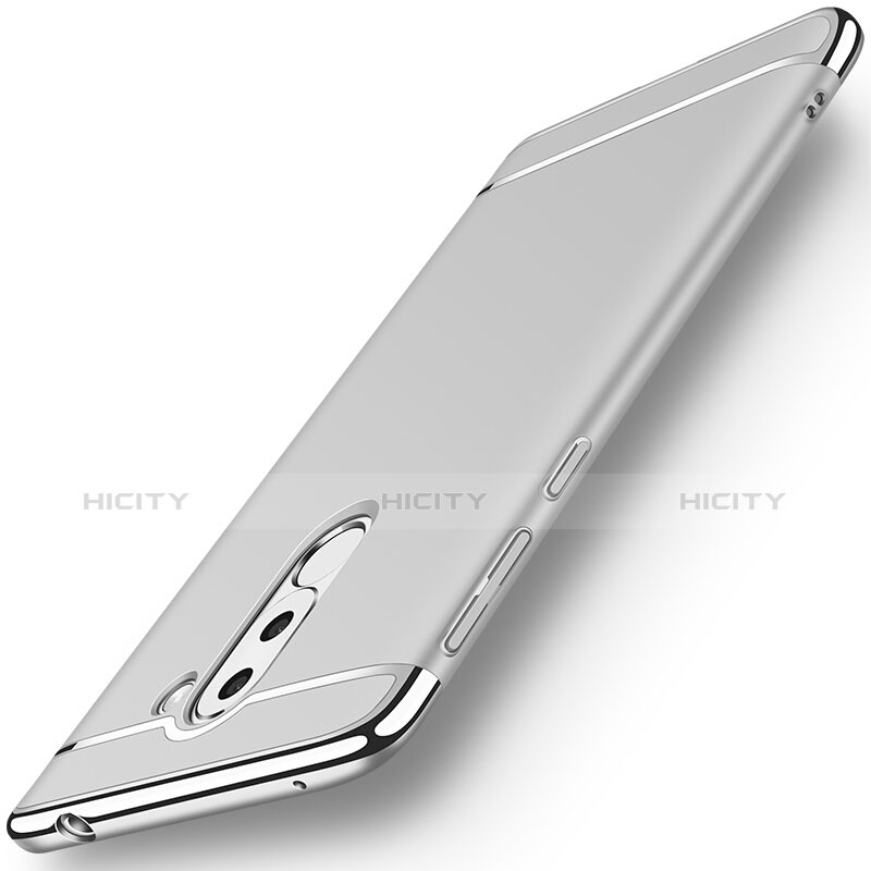 Etui Luxe Aluminum Metal pour Huawei Honor 6X Argent Plus