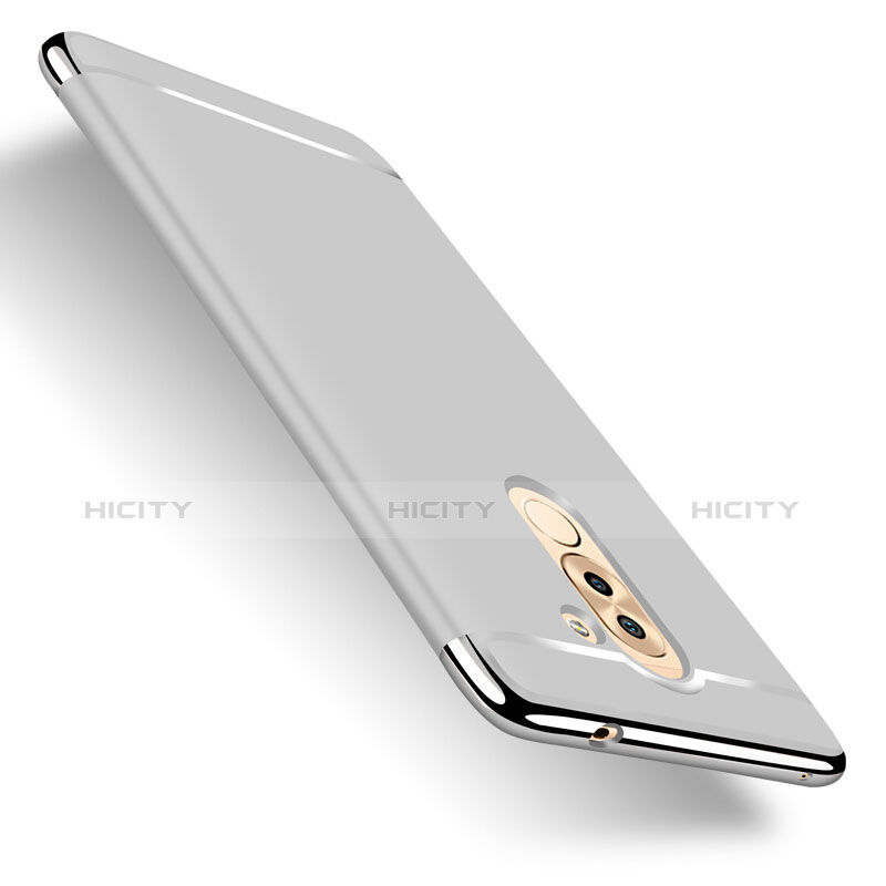 Etui Luxe Aluminum Metal pour Huawei Honor 6X Argent Plus