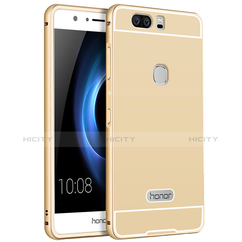 Etui Luxe Aluminum Metal pour Huawei Honor V8 Or Plus