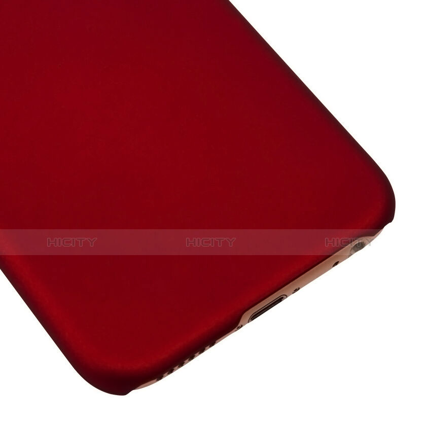 Etui Plastique Rigide avec Trou Mat pour Apple iPhone 6 Plus Rouge Plus