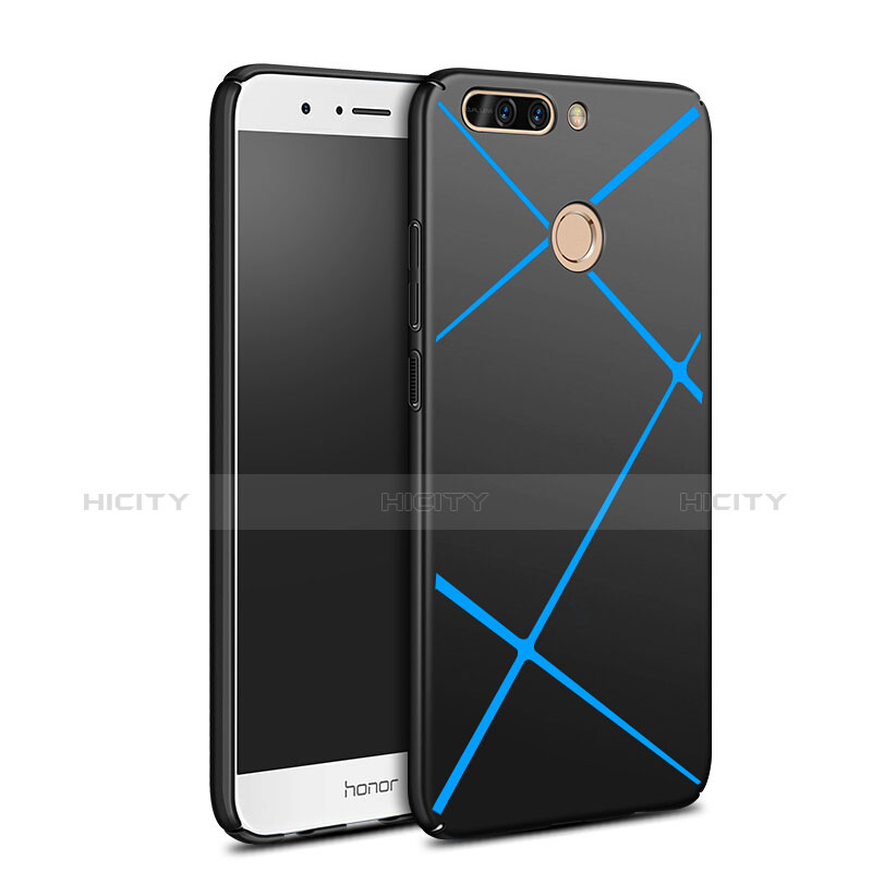 Etui Plastique Rigide Mat Line pour Huawei Honor V9 Noir Plus