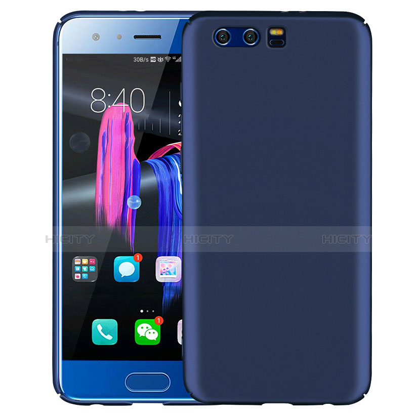 Etui Plastique Rigide Mat M01 pour Huawei Honor 9 Premium Bleu Plus