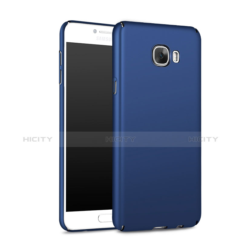 Etui Plastique Rigide Mat M01 pour Samsung Galaxy C5 SM-C5000 Bleu Plus