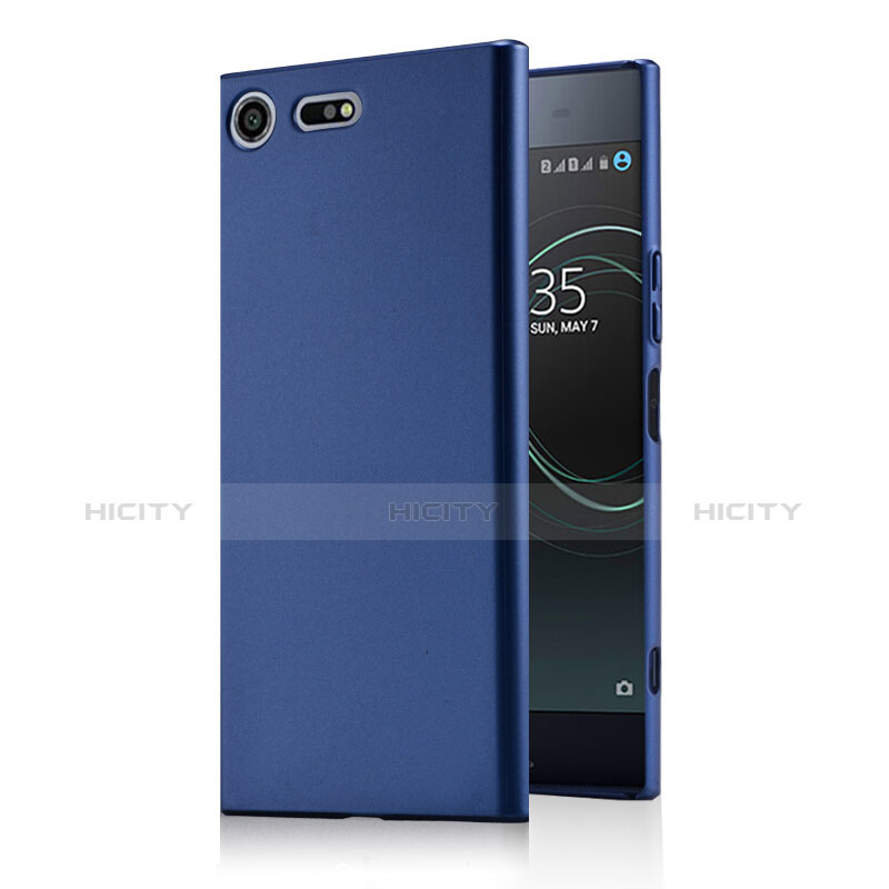 Etui Plastique Rigide Mat M01 pour Sony Xperia XZ Premium Bleu Plus