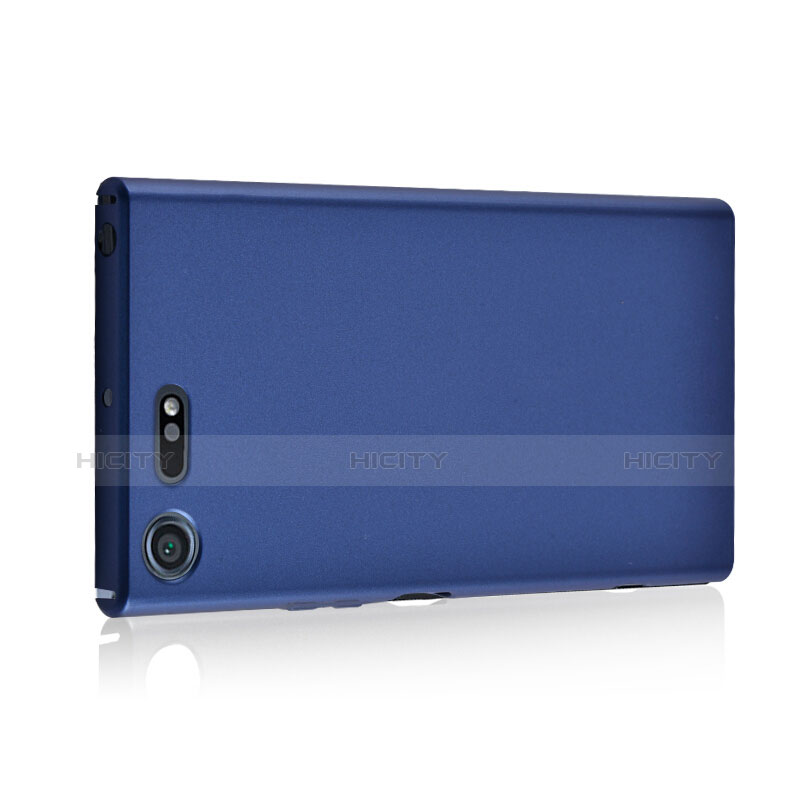 Etui Plastique Rigide Mat M01 pour Sony Xperia XZ Premium Bleu Plus