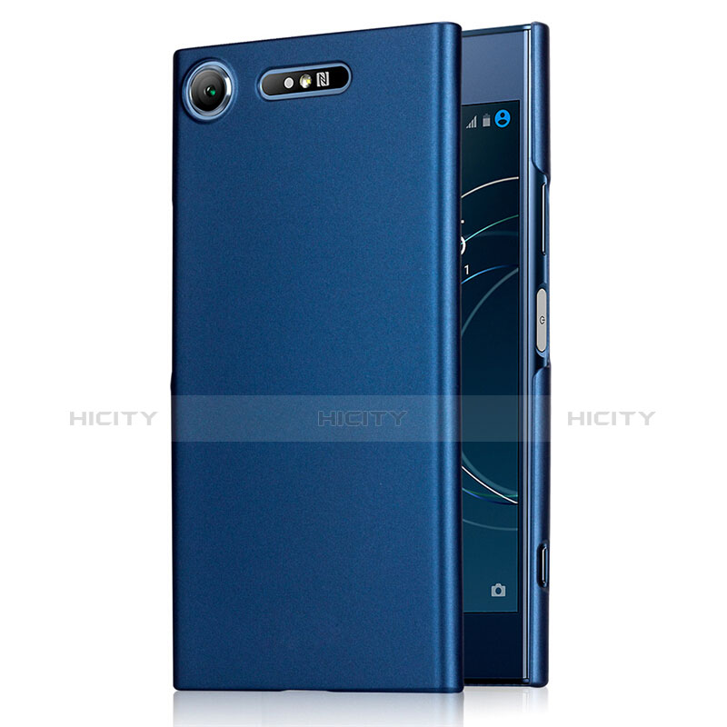 Etui Plastique Rigide Mat M01 pour Sony Xperia XZ1 Bleu Plus