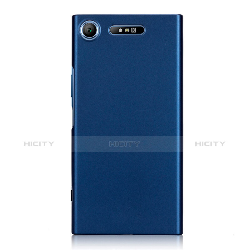 Etui Plastique Rigide Mat M01 pour Sony Xperia XZ1 Bleu Plus