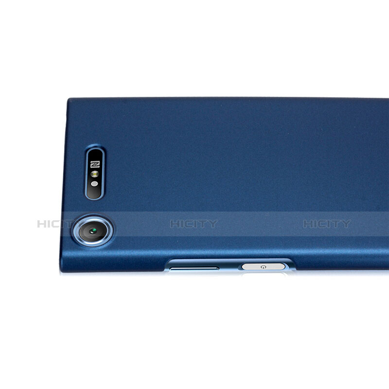 Etui Plastique Rigide Mat M01 pour Sony Xperia XZ1 Bleu Plus