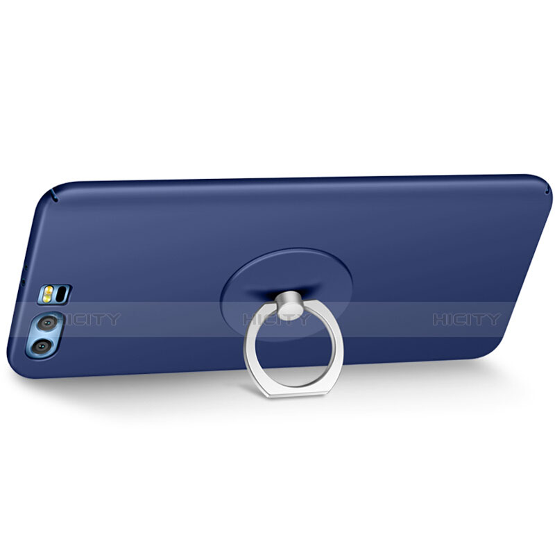 Etui Plastique Rigide Mat M02 pour Huawei Honor 9 Premium Bleu Plus