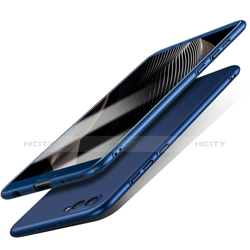 Etui Plastique Rigide Mat M02 pour Huawei Honor V10 Bleu Plus