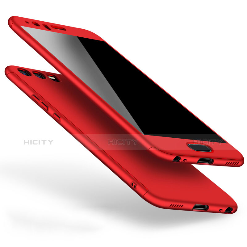Etui Plastique Rigide Mat M02 pour Huawei P10 Rouge Plus
