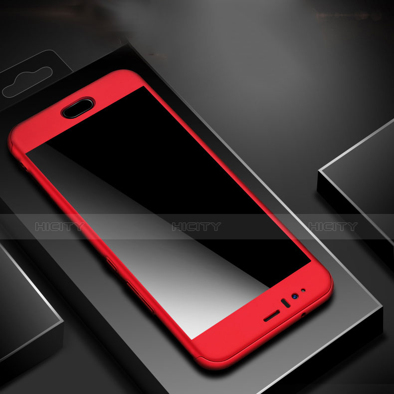 Etui Plastique Rigide Mat M02 pour Huawei P10 Rouge Plus