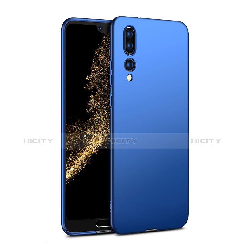 Etui Plastique Rigide Mat M02 pour Huawei P20 Pro Bleu Plus