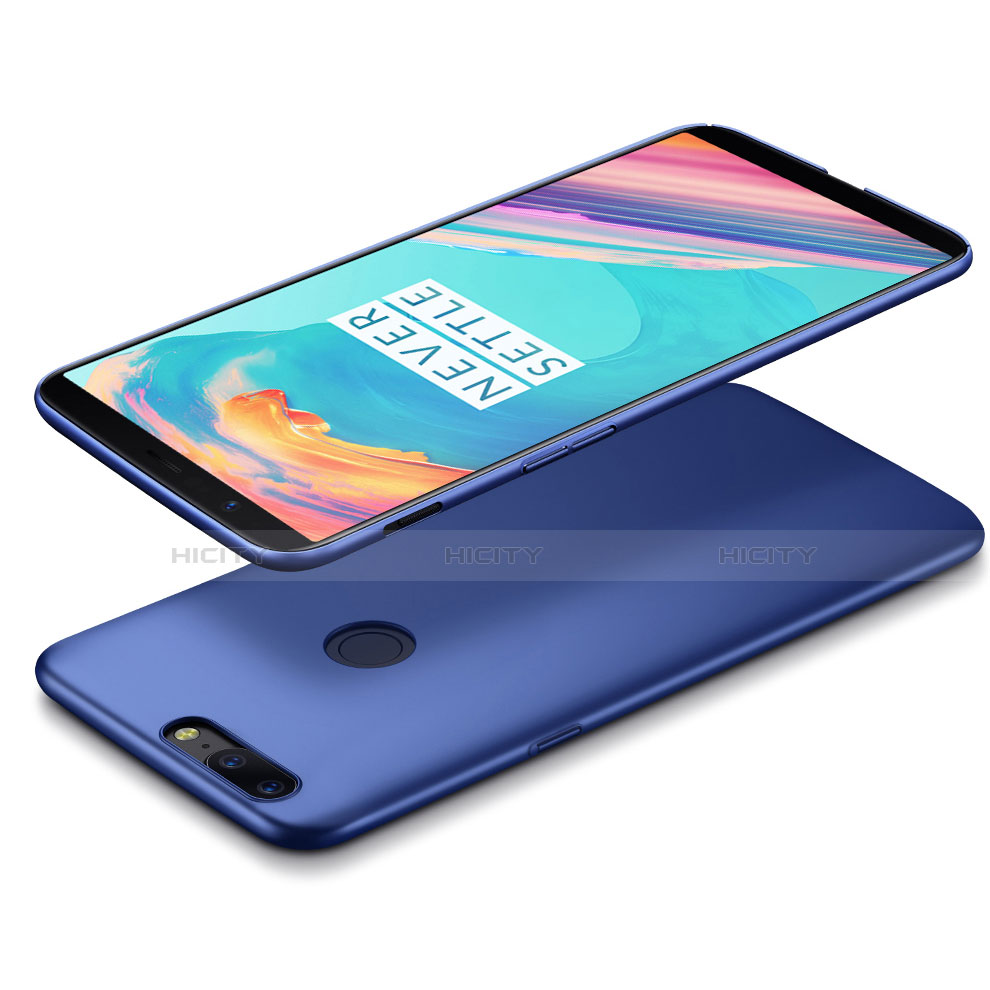 Etui Plastique Rigide Mat M02 pour OnePlus 5T A5010 Bleu Plus