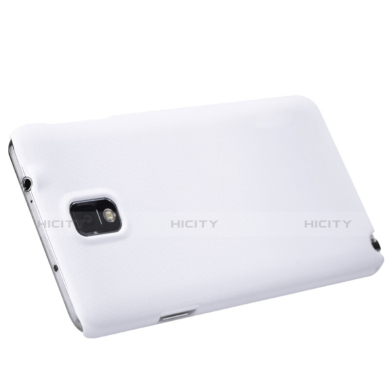 Etui Plastique Rigide Mat M02 pour Samsung Galaxy Note 3 N9000 Blanc Plus