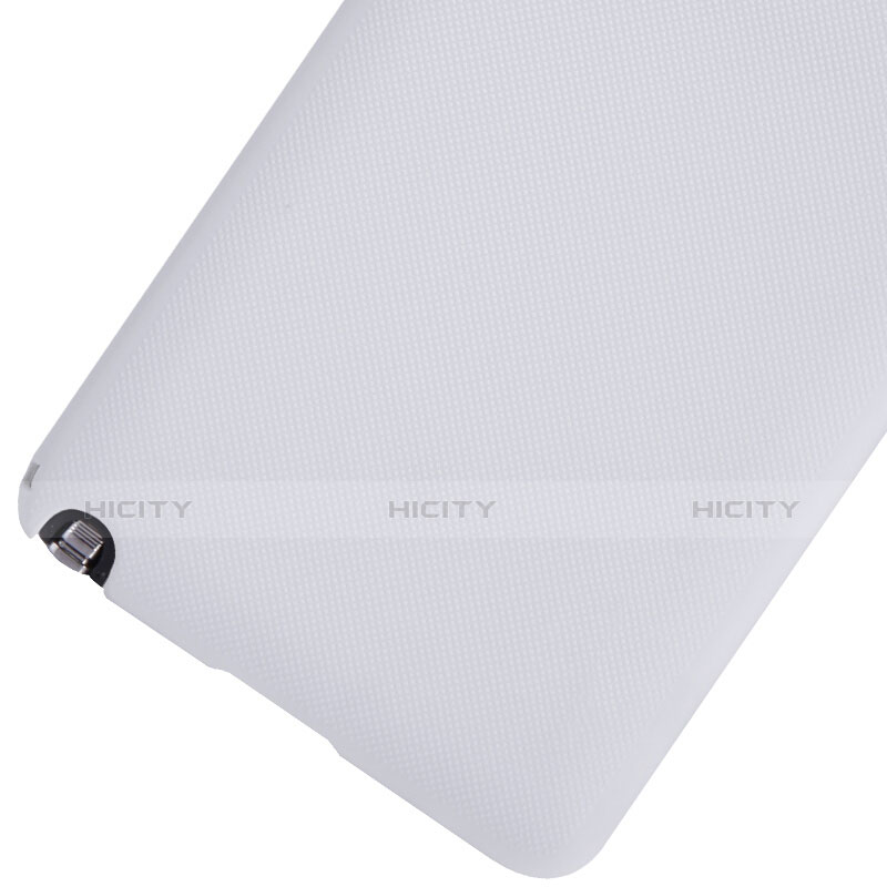 Etui Plastique Rigide Mat M02 pour Samsung Galaxy Note 3 N9000 Blanc Plus