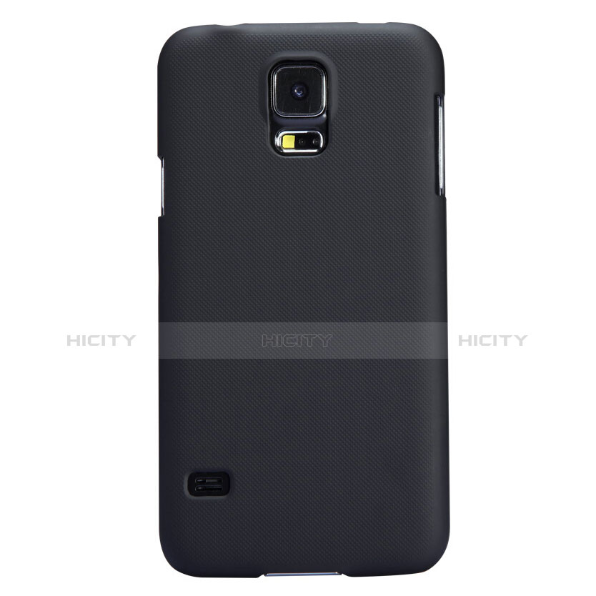 Etui Plastique Rigide Mat M02 pour Samsung Galaxy S5 Duos Plus Noir Plus