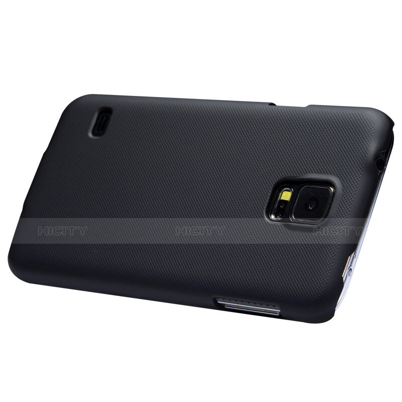 Etui Plastique Rigide Mat M02 pour Samsung Galaxy S5 Duos Plus Noir Plus