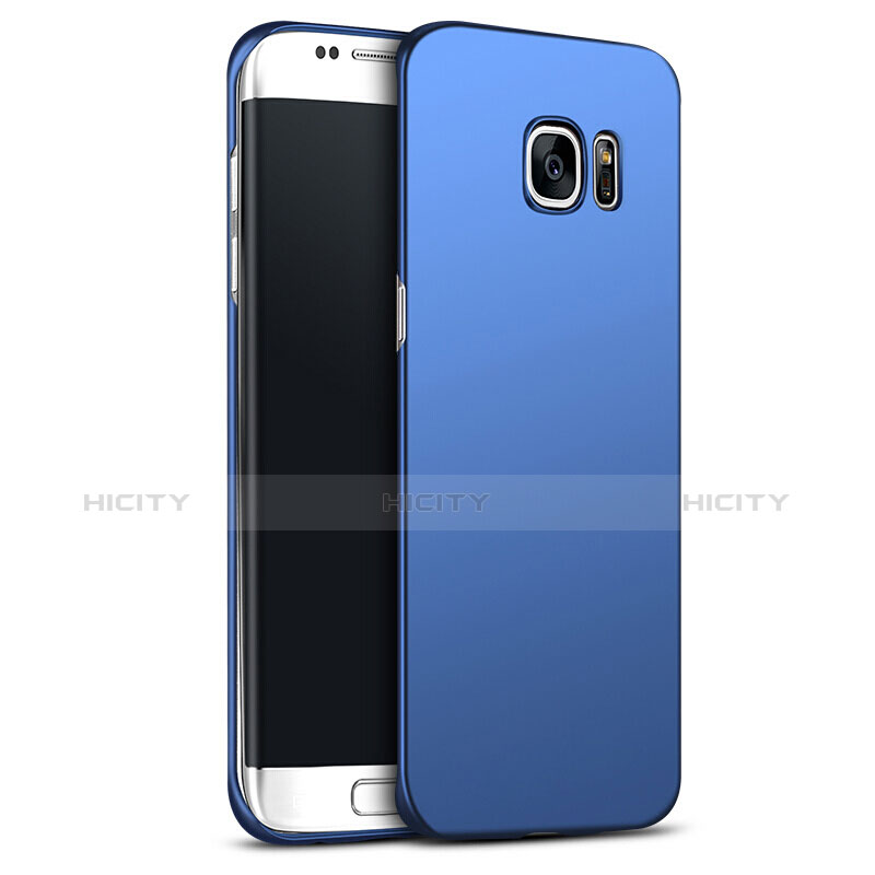 Etui Plastique Rigide Mat M02 pour Samsung Galaxy S6 Edge+ Plus SM-G928F Bleu Plus