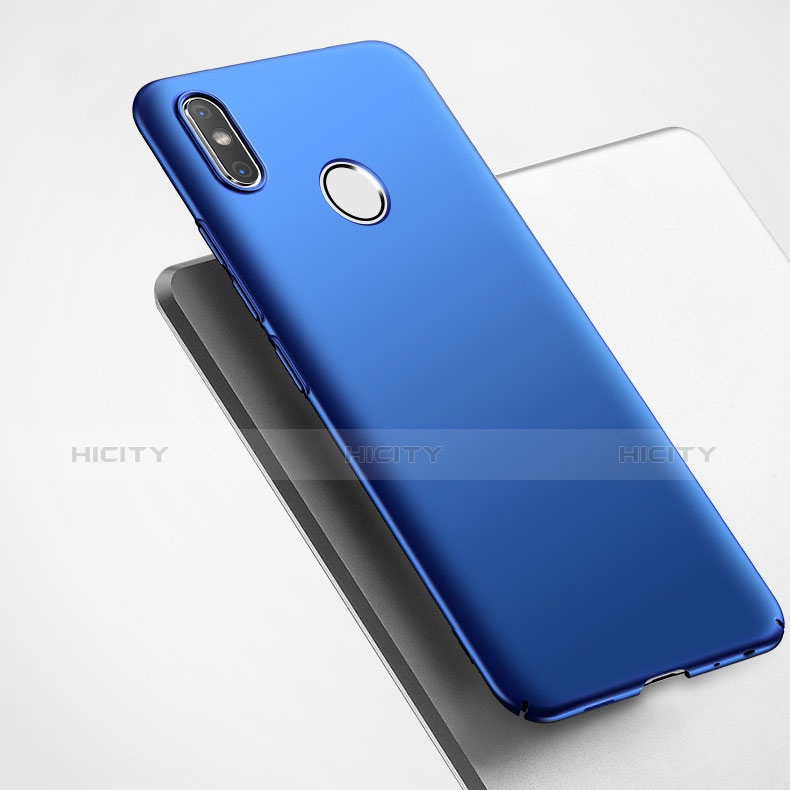 Etui Plastique Rigide Mat M02 pour Xiaomi Redmi Note 5 Pro Bleu Plus