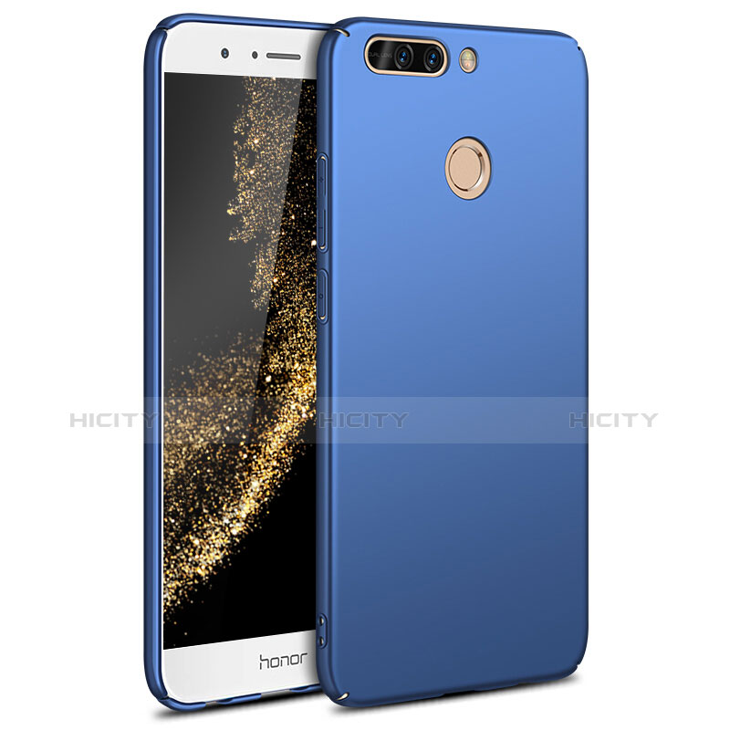 Etui Plastique Rigide Mat M03 pour Huawei Honor V9 Bleu Plus