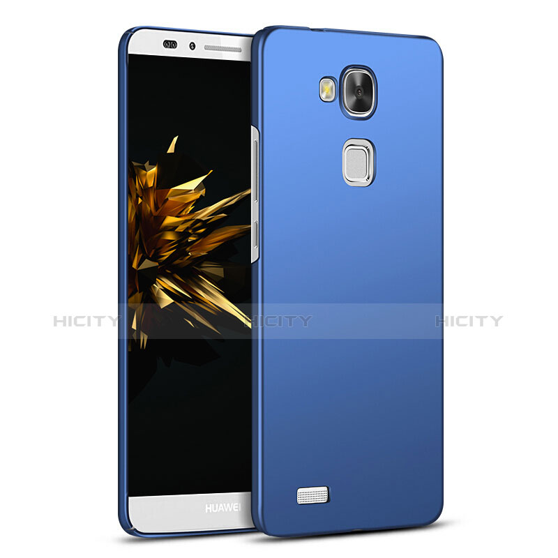 Etui Plastique Rigide Mat M03 pour Huawei Mate 7 Bleu Plus