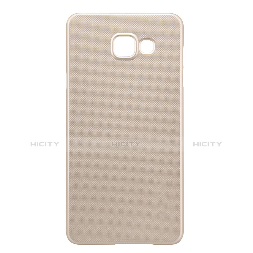 Etui Plastique Rigide Mat M03 pour Samsung Galaxy A7 (2016) A7100 Or Plus