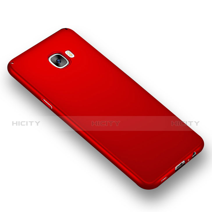 Etui Plastique Rigide Mat M03 pour Samsung Galaxy C5 SM-C5000 Rouge Plus