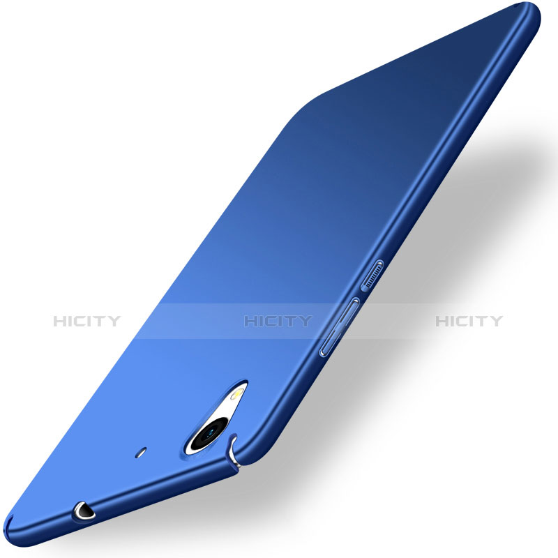 Etui Plastique Rigide Mat M04 pour Huawei Honor 5A Bleu Plus