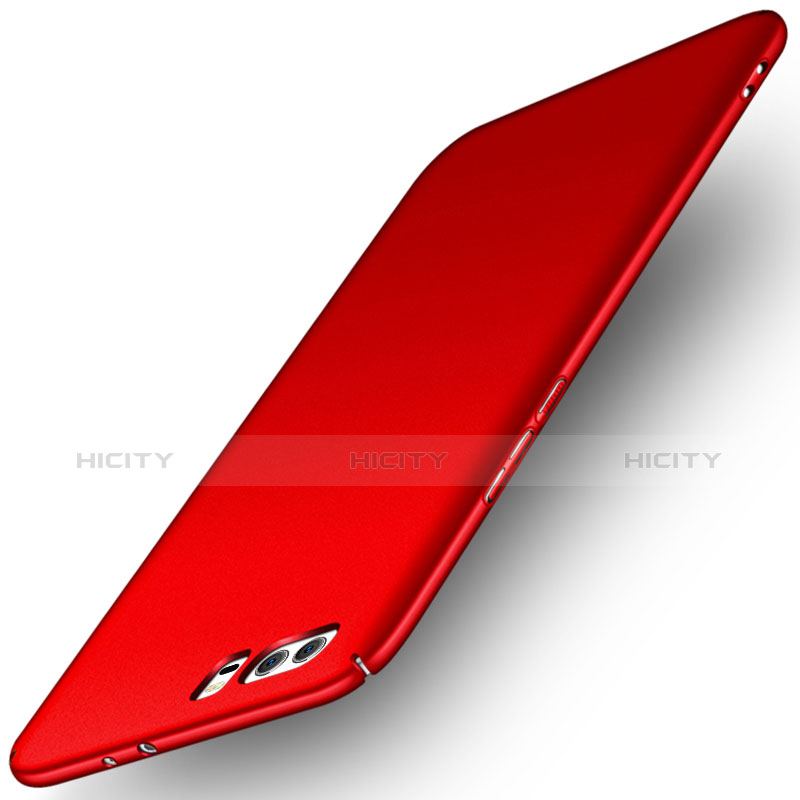 Etui Plastique Rigide Mat M04 pour Huawei Honor 9 Premium Rouge Plus