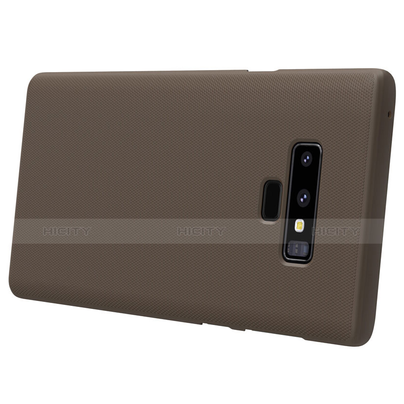 Etui Plastique Rigide Mat M04 pour Samsung Galaxy Note 9 Marron Plus