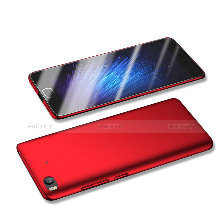 Etui Plastique Rigide Mat M04 pour Xiaomi Mi 5S 4G Rouge Plus