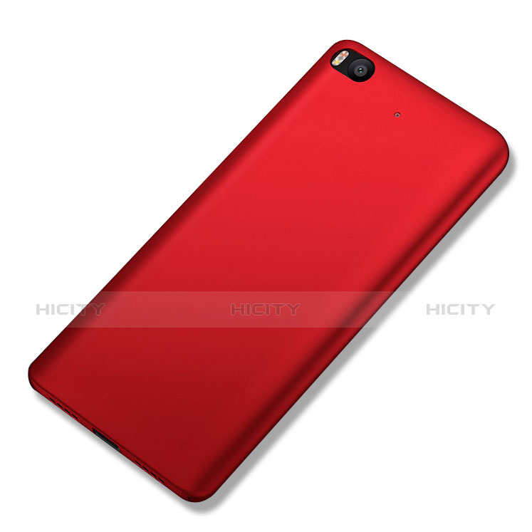 Etui Plastique Rigide Mat M04 pour Xiaomi Mi 5S 4G Rouge Plus